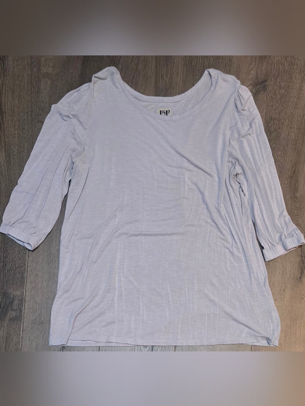 Pip & Vine By Rosie Pope Maternity Soft Lightweight Long-Sleeve Grey Shirt
